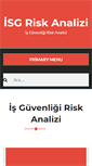 Mobile Screenshot of isguvenligiriskanalizi.com